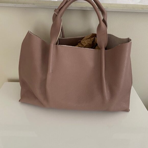 Isabel Italian pebbled leather tote - Picture 2 of 5